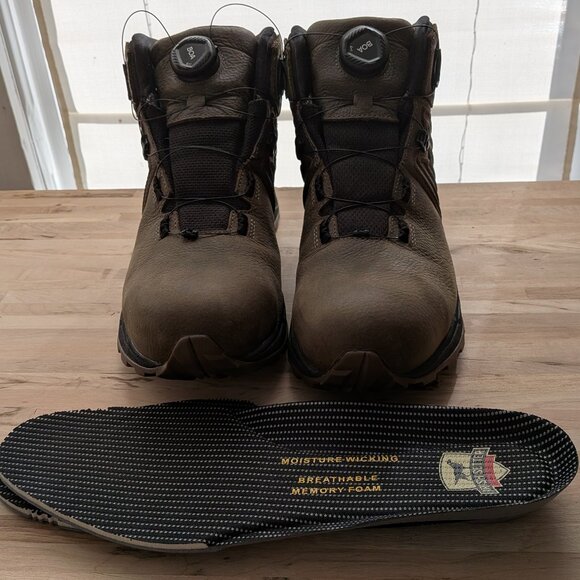 Irish Setter Cascade Waterproof Aluminum Toe Work Boots With Inserts - Picture 3 of 11